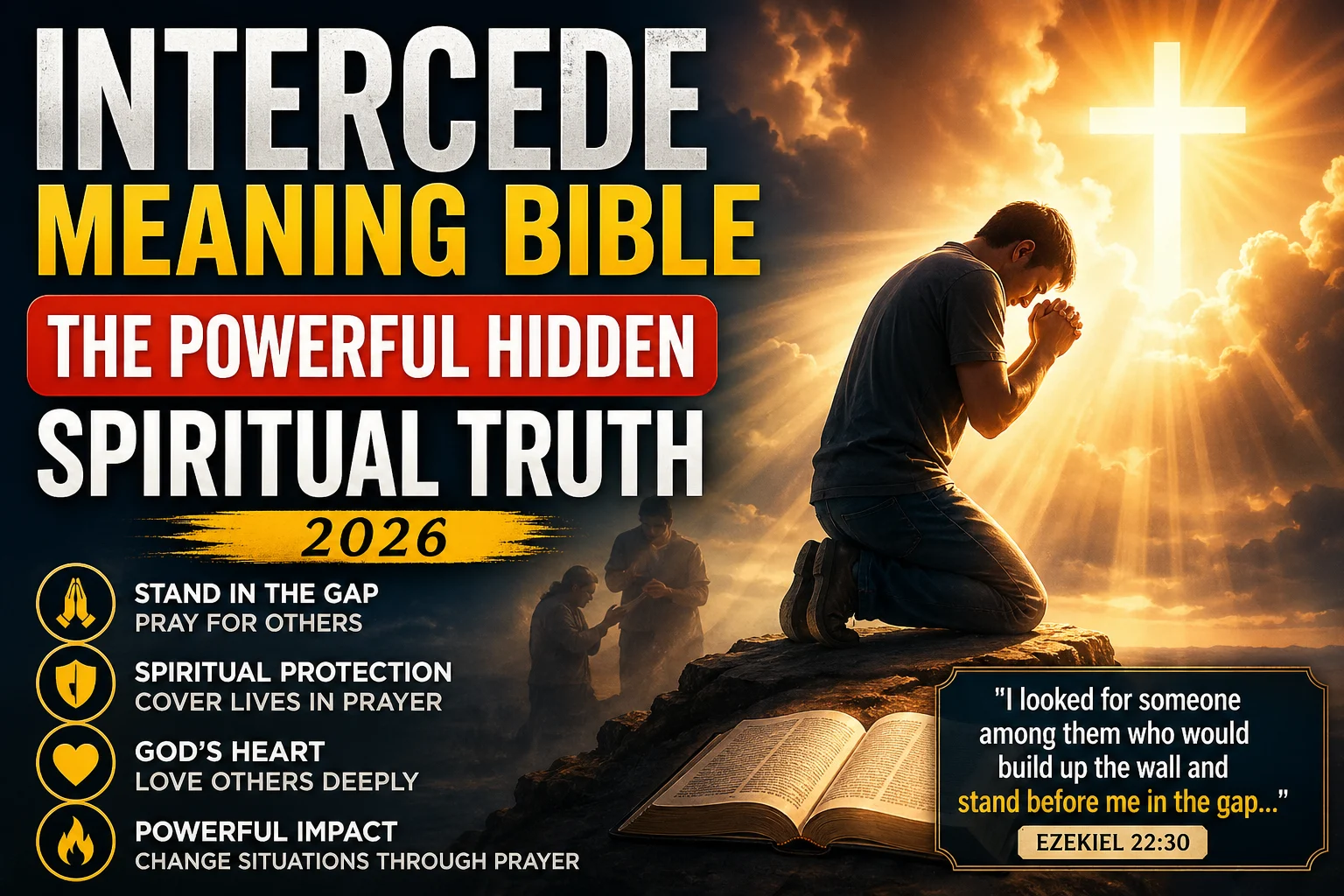 Intercede Meaning Bible 2026