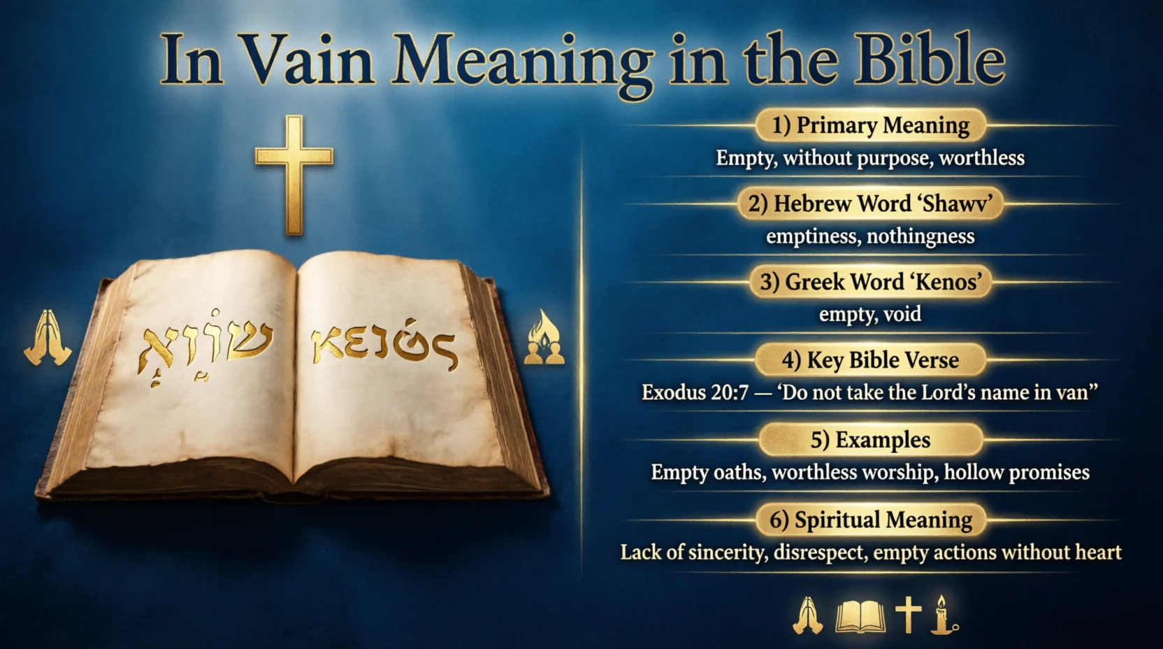 In Vain Meaning in the Bible 2026