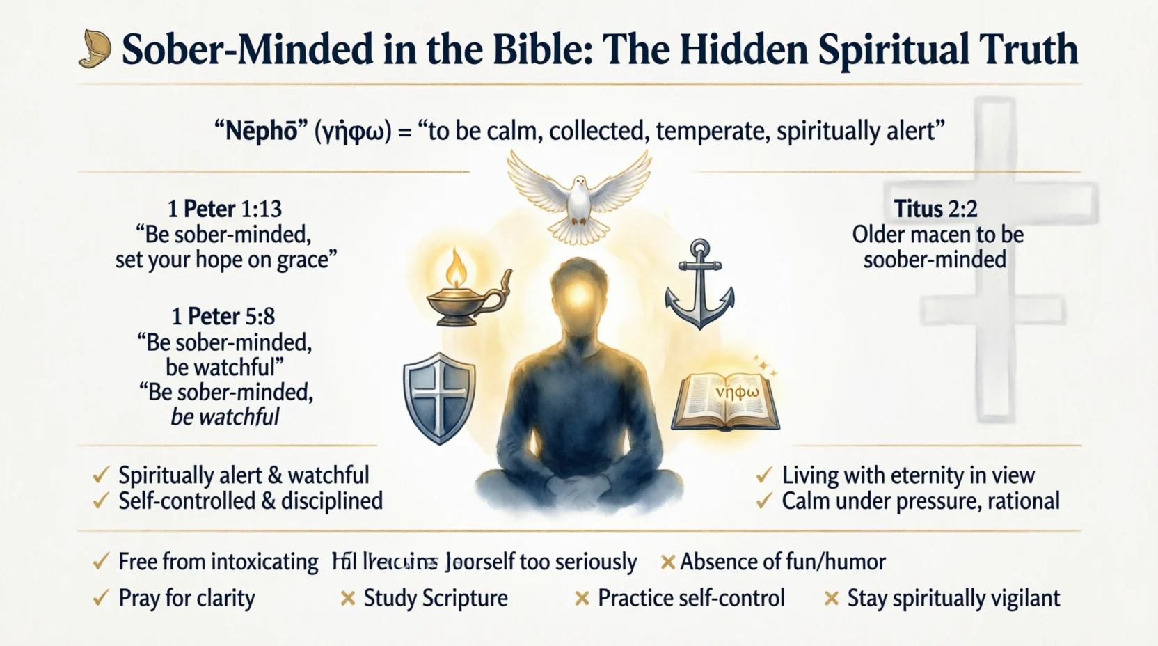 Sober-Minded Meaning in Bible 2026