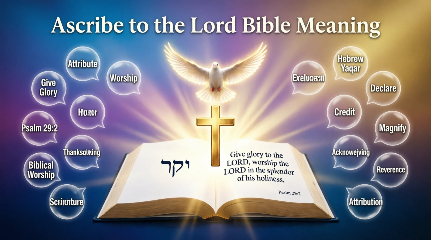 Ascribe Meaning in the Bible 2026