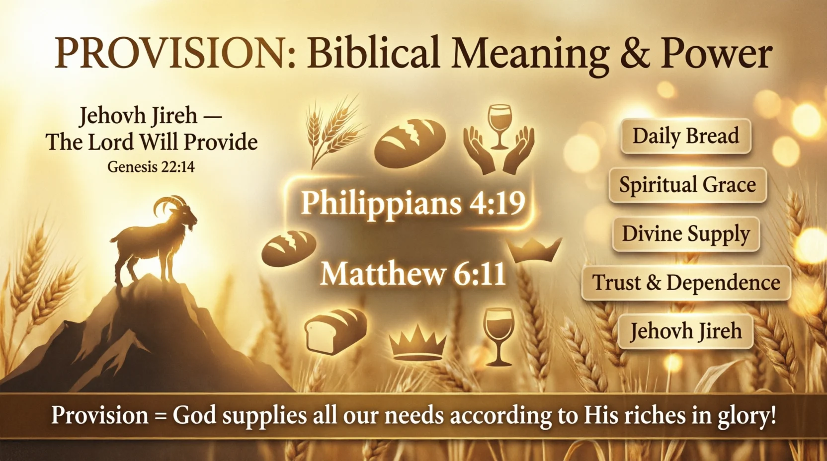 Provision Meaning in the Bible The Powerful Biblical Truth That Reveals God's Care for Your Life 2026