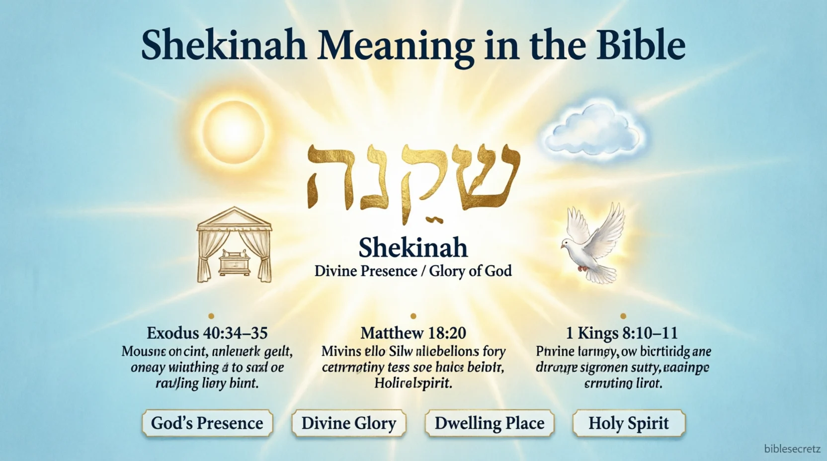 Shekinah Meaning in Bible 2026