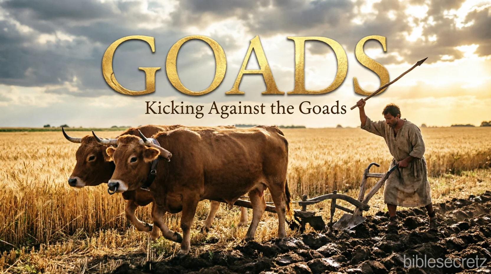 Goads Meaning in Bible 2026